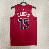 22-23 Raptors CARTER #15 Red Top Quality Hot Pressing NBA Jersey