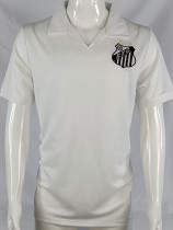 1970 Santos FC White Retro Soccer Jersey