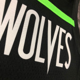 22-23 TIMBERWOLVES TOWNS #32 Black Top Quality Hot Pressing NBA Jersey (Trapeze Edition)