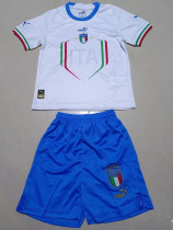 22-23 Italy Away Kids Soccer Jersey