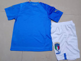 22-23 Italy Home Kids Soccer Jersey