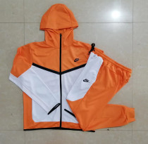 22-23 NK Orange Hoodie Jacket Tracksuit #F428(上截橙色)