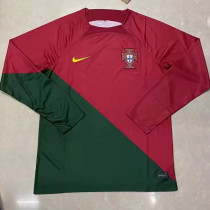 22-23 Portugal Home World Cup Long Sleeve Soccer Jersey (长袖)