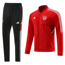 22-23 Bayern Red Jacket Tracksuit