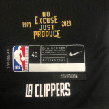 22-23 Clippers GEORGE #13 Black City Edition Top Quality Hot Pressing NBA Jersey