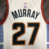 22-23 Nuggets MURRAY #27 White City Edition Top Quality Hot Pressing NBA Jersey