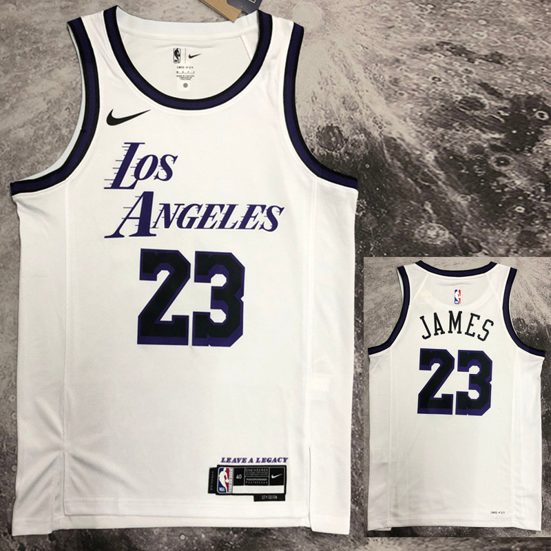 2023/24 Lakers JAMES #23 Bkacl City Edition NBA Jerseys