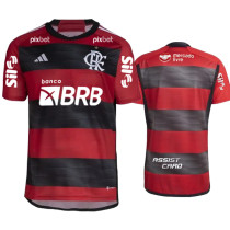 23-24 Flamengo Home All Sponsor Fans Soccer Jersey 全广告