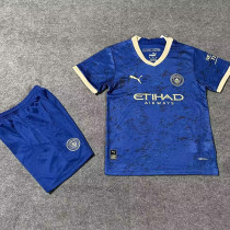 22-23 Man City Special Edition Blue Kids Soccer Jersey