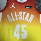 2023 ALL STAR MITCHELL #45 Yellow Top Quality Hot Pressing NBA Jersey (全明星)