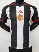 2023 Man Utd Special Edition Black White Player Version Training Shirts