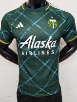 23-24 Portland Timbers Home Player Version Soccer Jersey