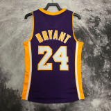 2009 LAKERS BRYANT #24 Purple Retro Top Quality Hot Pressing NBA Jersey