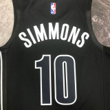 22-23 NETS SIMMONS #10 Black Top Quality Hot Pressing NBA Jersey (Trapeze Edition)