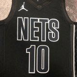 22-23 NETS SIMMONS #10 Black Top Quality Hot Pressing NBA Jersey (Trapeze Edition)