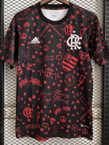 2023 Flamengo Red Black Training shirts
