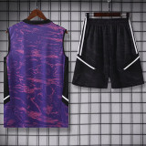 22-23 JUV Purple Tank top and shorts suit