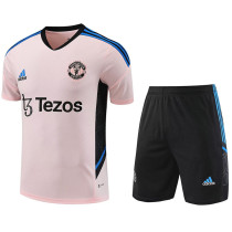 22-23 Man Utd Pink Training Short Suit