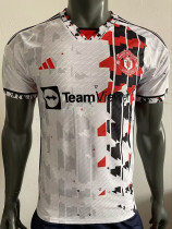 2023 Man Utd Special Edition White Red Player Version Training Shirts