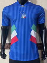 2023 Italy Blue Casual Slim Fit Training shirts