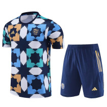 22-23 Algeria Yellow Blue Training Short Suit