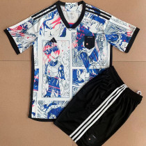 22-23 Japan Anime Edition White Kids Soccer Jersey