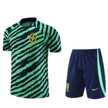 22-23 Brazil Green Training Short Suit