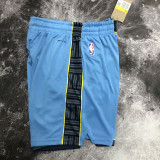 22-23 GRIZZLIES Blue Top Quality NBA Pants (Trapeze Edition) 飞人版