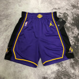 22-23 LAKERS Purple Top Quality NBA Pants (Trapeze Edition) 飞人版