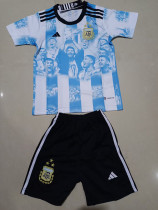 22-23 Argentina Champion Edition Kids Soccer Jersey(冠军纪念版)