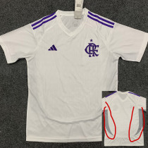 23-24 Flamengo White GoalKeeper Soccer Jersey
