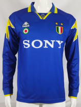 1995-1996 JUV Away Blue Retro Long Sleeve Soccer Jersey (长袖)