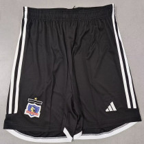 23-24 Colo-Colo Home Black Shorts Pants