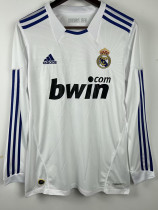 2010-2011 RMA Home Long Sleeve Retro Soccer Jersey (长袖)