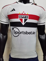 23-24 Sao Paulo Home Player Version Soccer Jersey