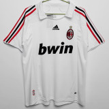 2007-2008 ACM Away White Retro Soccer Jersey