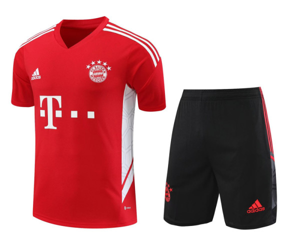 23-24 Bayern Red Training Short Suit