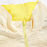 2023 Al-Nassr Yellow & Beige Double Sided Windbreaker (双面风衣)