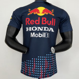 2023 F1 Red Bull Royal Blue Racing Suit (圆领广告版)