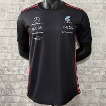 2023 F1 Formula One Mercedes Black Racing Suit(圆领)