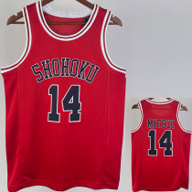 2023 SHOHOKU MITSUI #14 Red Top Quality Hot Pressing NBA Jersey