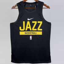 22-23 JAZZ Black NBA Training Vest