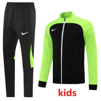 2023 NK NJ01 Black Green Kids Jacket Tracksuit (童装)