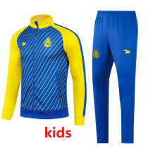 2023 Al-Nassr Blue Kids Jacket Tracksuit (童装)