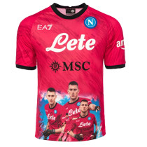 22-23 Napoli Face Picture Gollini Red GoalKeeper Soccer Jersey 戈利尼