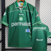 1999 Palmeiras 100th Anniversary Edition Retro Soccer Jersey (背后上下带字)