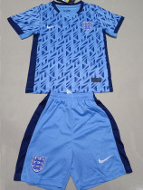 2023 England Blue Kids Soccer Jersey