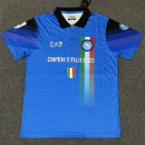 2023 Napoli Blue Campioni D'ITALIA Polo Short Sleeve