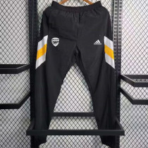 2023 ARS Black Windproof Sports Long Pants (白黄边) 阿森娜