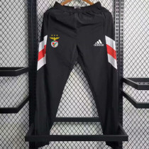 2023 Benfica Black Windproof Sports Long Pants 本非卡